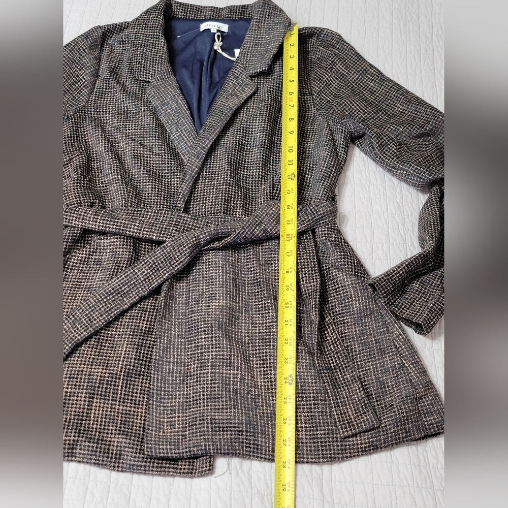 Crescent NWT Women's Tweed Jacket Size Medium - Picture 12 of 16